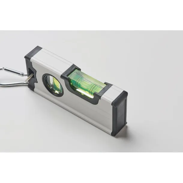 MAGNEL Mini magnetska aluminijska libela Srebrna