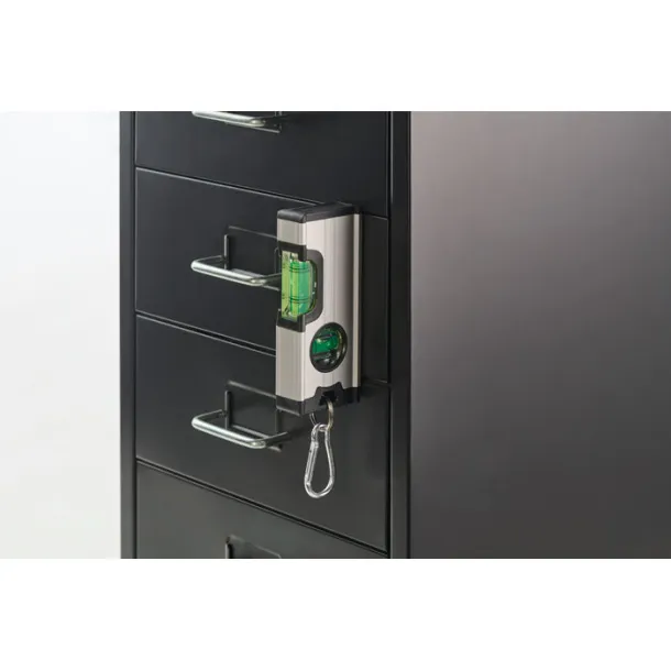 MAGNEL Mini magnetska aluminijska libela Srebrna