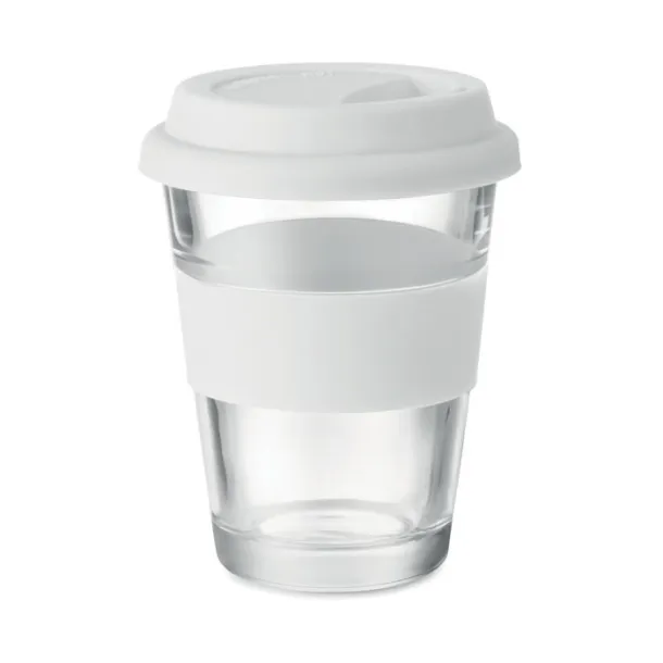 ASTOGLASS staklena putna čaša, 350 ml Bijela