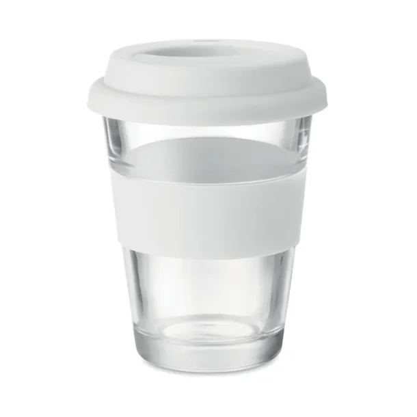 ASTOGLASS staklena putna čaša, 350 ml Bijela