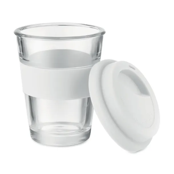 ASTOGLASS staklena putna čaša, 350 ml Bijela
