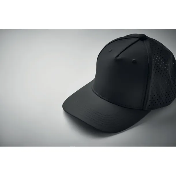 CAPO 5 panel baseball cap 130 gr/m² Black