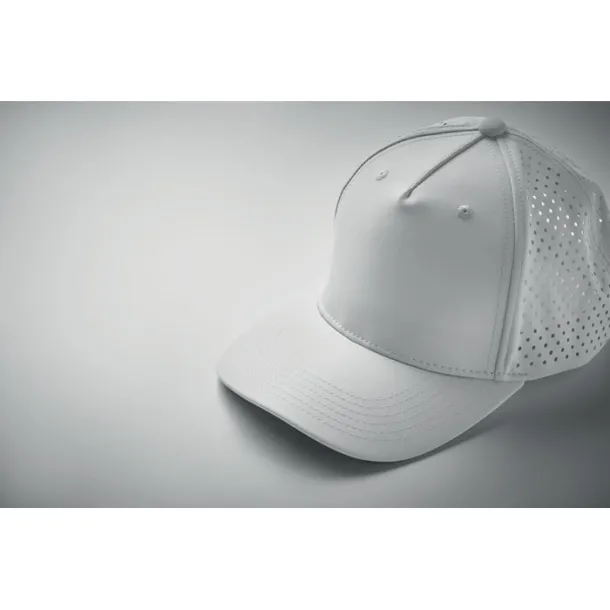 CAPO 5 panel baseball cap 130 gr/m² White
