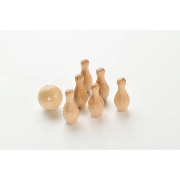 BOLITO Mini pine wood bowling set Wood