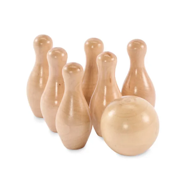BOLITO Mini pine wood bowling set Wood