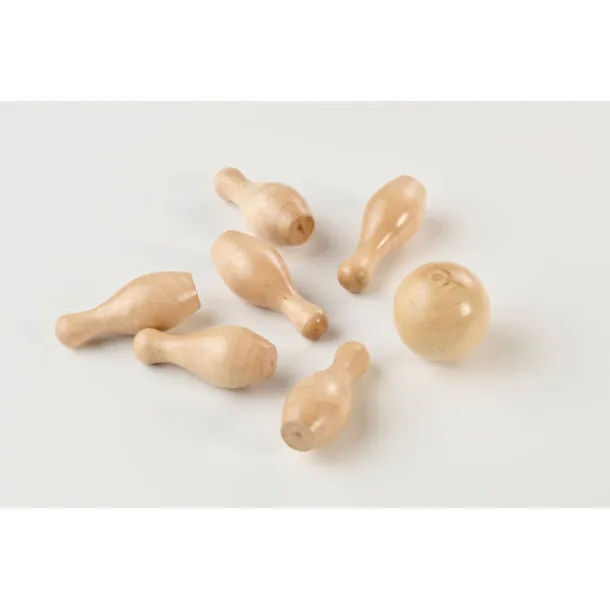 BOLITO Mini pine wood bowling set Wood