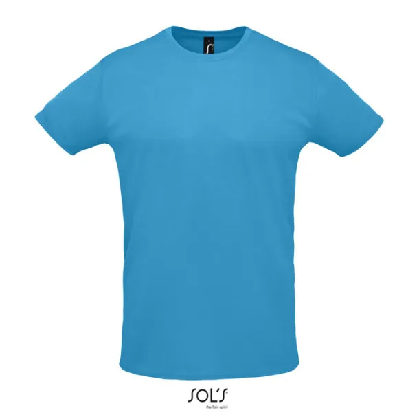 SPRINT UNI TSHIRT-130g Aqua
