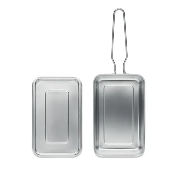 TAMELUNCH Stainless steel lunch box Silver