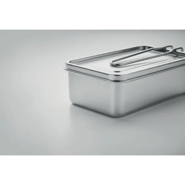 TAMELUNCH Stainless steel lunch box Silver