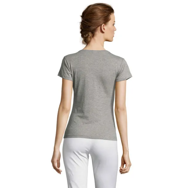MISS WOMEN TSHIRT-150g Grey Melange