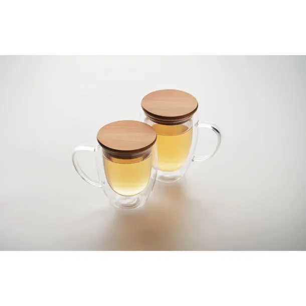 TIRAL Double wall borosilicate mug Transparent