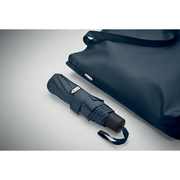 SEATTLE 21 inch RPET umbrella set Blue