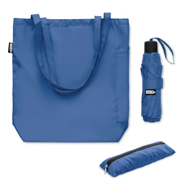 SEATTLE 21 inch RPET umbrella set Royal blue