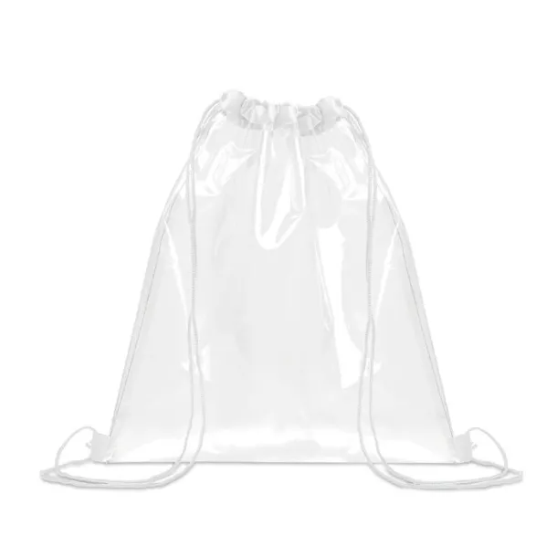 USEE Transparent drawstring bag White