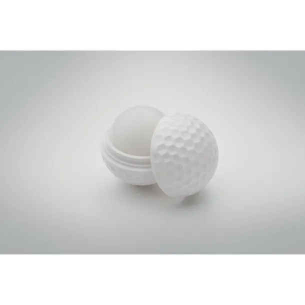 GOLF Lip balm in golf ball shape White