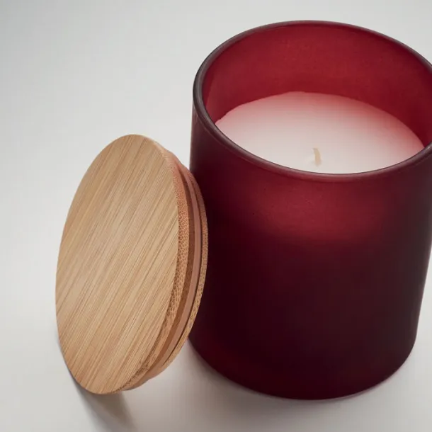 KEOPS MEDIUM Plant based wax candle 200 gr Burgundy