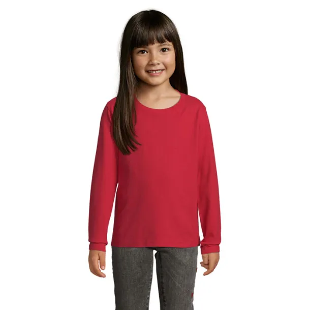 IMPERIAL LSL KIDS dječja majica dugih rukava - 190g Crvena