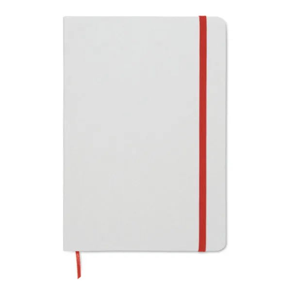 ROUTE WHITE notes s laserskim otkrivanjem boje, A5 Crvena