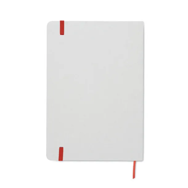 ROUTE WHITE notes s laserskim otkrivanjem boje, A5 Crvena