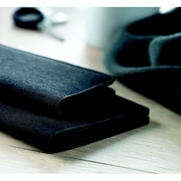 SHIELDOC 2 Tone passport holder Black