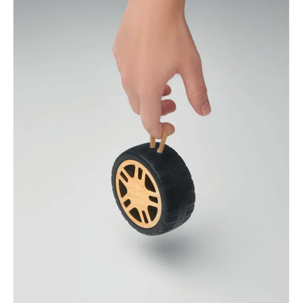 MATIC Wireless speaker tire shaped Wood