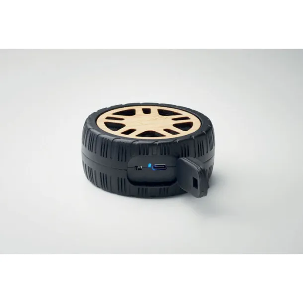 MATIC Wireless speaker tire shaped Wood