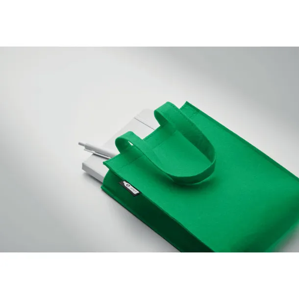FELTOTE Small RPET felt gift bag Green
