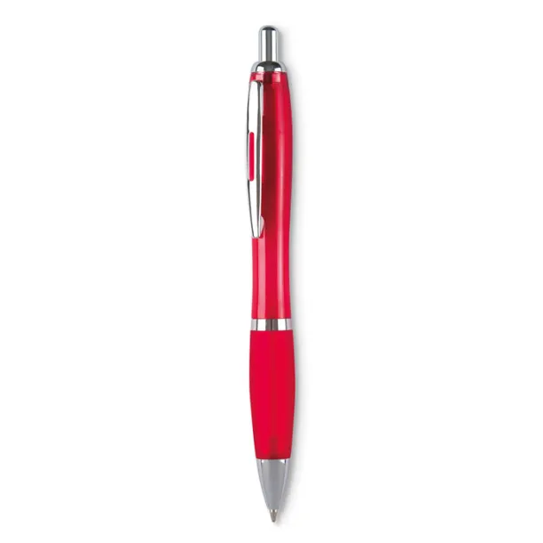 RIOCOLOUR kemijska olovka Transparent Red