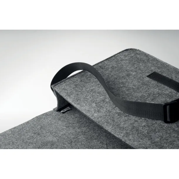 BAGLO RPET felt laptop bag Grey