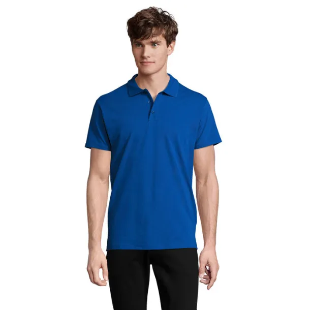 SPRING II Muška Polo majica - 210g Kraljevski plava