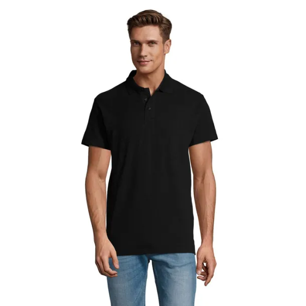 SPRING II MEN POLO-210g Black