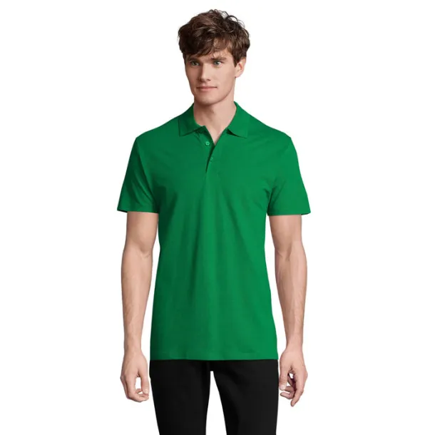 SPRING II MEN POLO-210g Kelly zelena