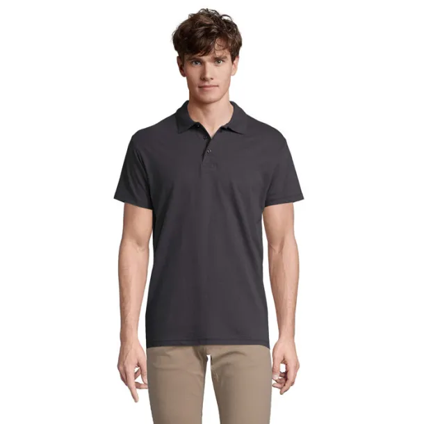 SPRING II Muška Polo majica - 210g Mišije siva