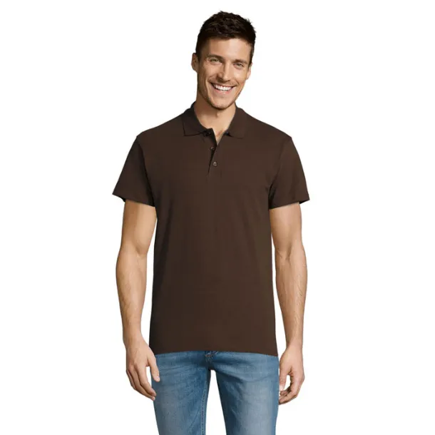 SUMMER II MEN POLO-170g Chocolate