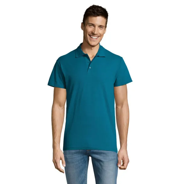 SUMMER II MEN POLO-170g duck blue