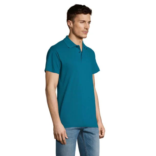 SUMMER II MEN POLO-170g duck blue
