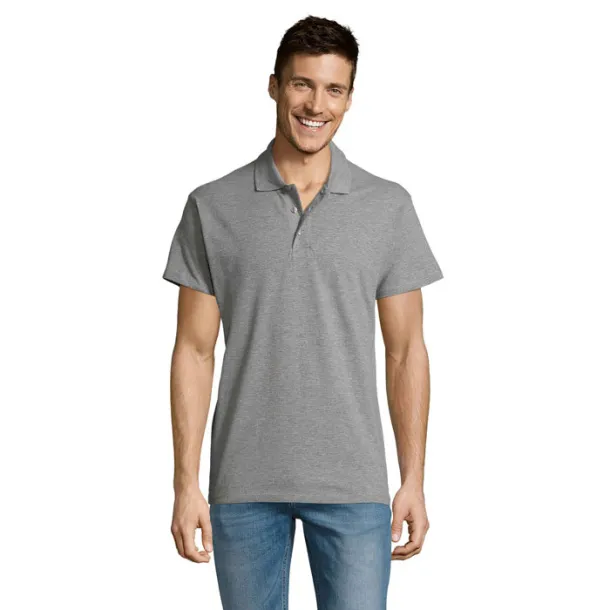 SUMMER II MEN POLO-170g Grey Melange