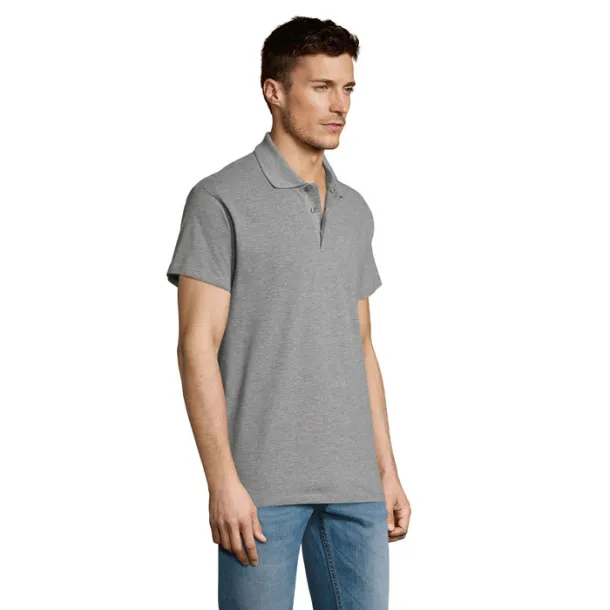 SUMMER II MEN POLO-170g Grey Melange