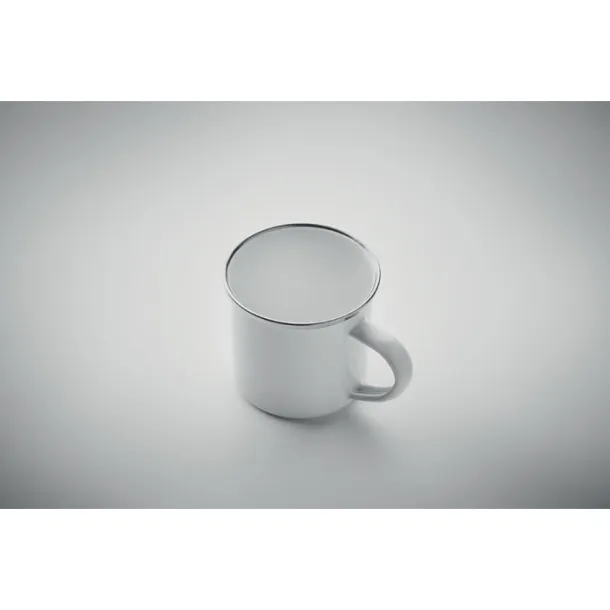 PLATEADO S Enamel layer sublimation mug White