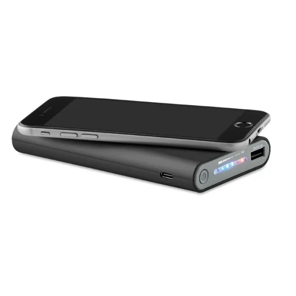 VIGOR bežična prijenosna baterija, 8 000 mAh Crna