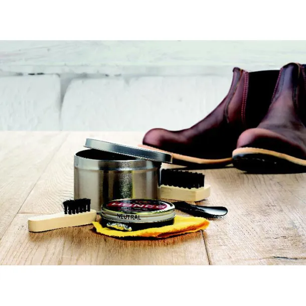 TORTON Shoe polish kit Shiny Silver