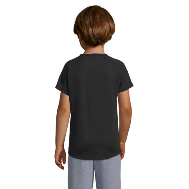 SPORTY KIDS Dječja majica - 140g Crna