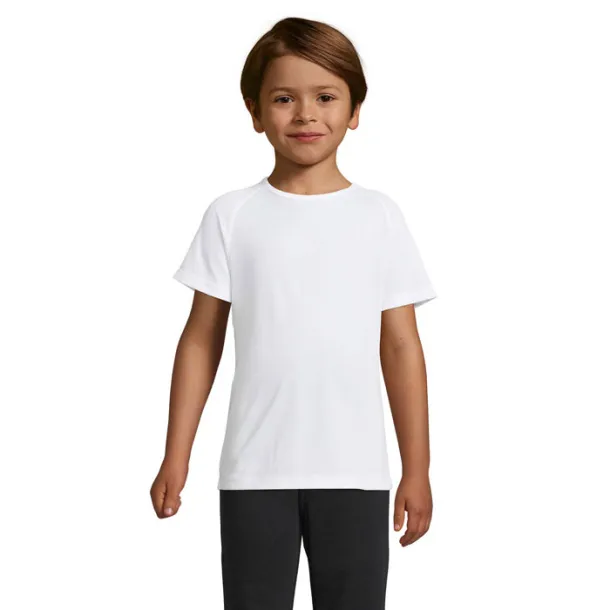 SPORTY KIDS TSHIRT-140g White
