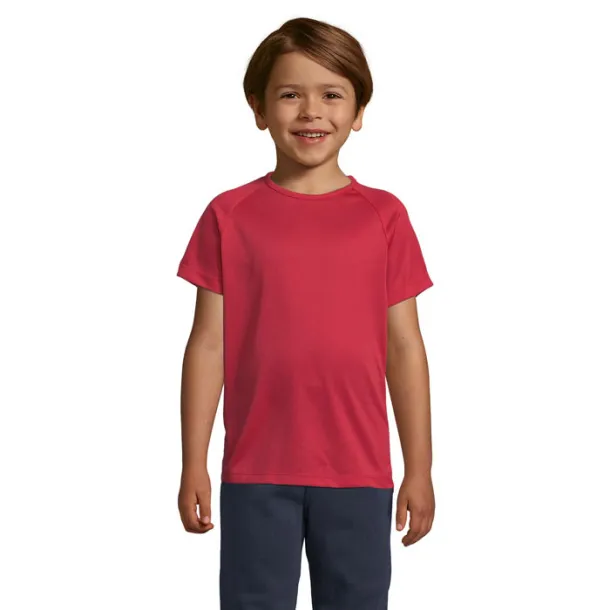 SPORTY KIDS TSHIRT-140g Red