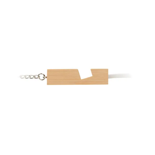 CLAUERC Bamboo key ring and stand Wood