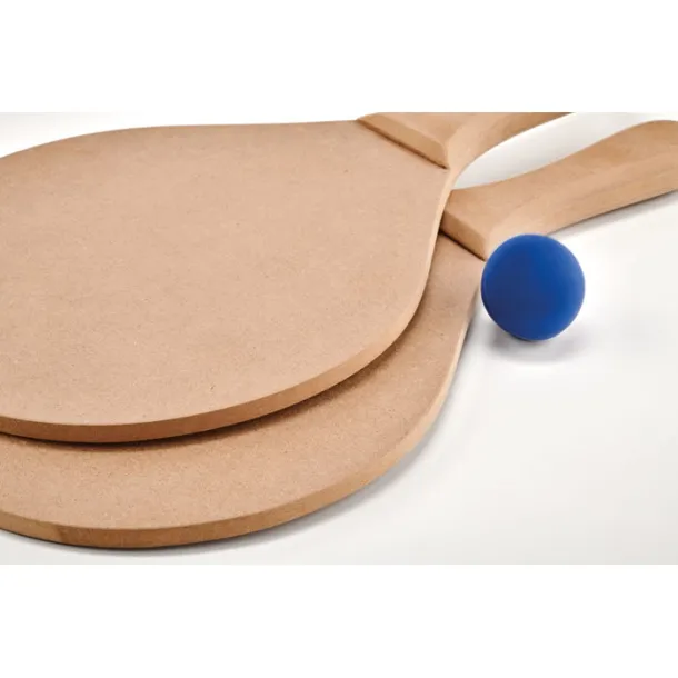 RAQUET Beach tennis set Wood