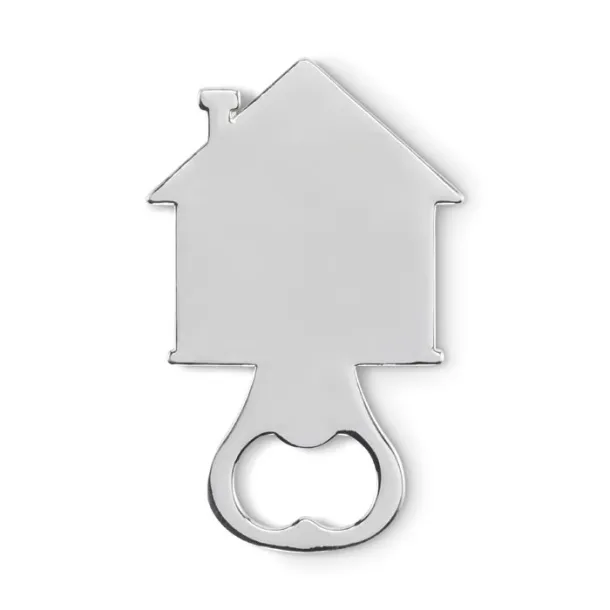 MYHOUSE House shape bottle opener Matt Silver