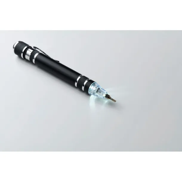 TUBULAR recycled multi tool pen Black