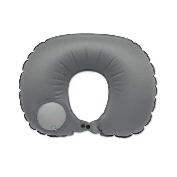 HEDDOW Fast inflatable travel pillow Stone Grey