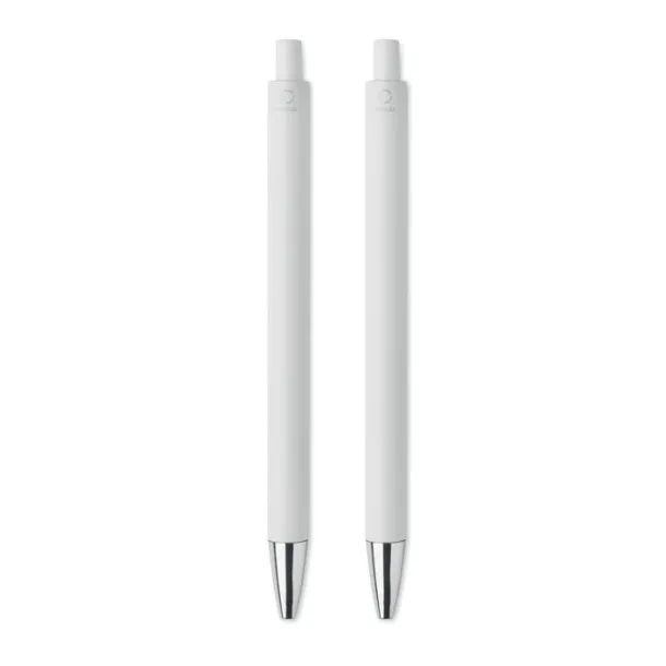 ORWELL Set kemijskih olovaka od recikliranog aluminija Bijela